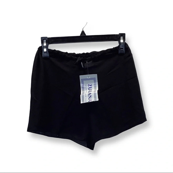 Zuliana Size Small Waist Tie Adjustable Waist Sheer Shorts. Made in USA. New - Picture 1 of 2